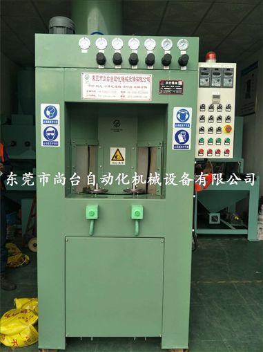 漁具專(zhuān)用轉(zhuǎn)盤(pán)式自動(dòng)噴砂機(jī)