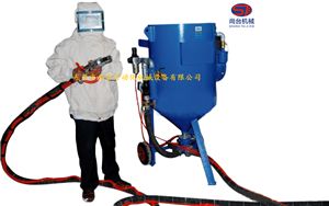 尚臺(tái)石油管道內(nèi)外壁除銹/翻新專用噴丸機(jī)