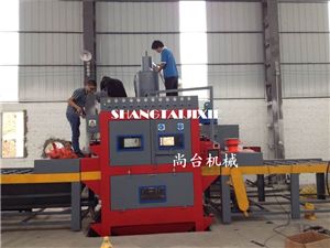 不銹鋼雙面噴砂處理設(shè)備