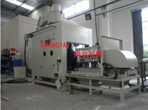 大型摸具--臺車自動轉(zhuǎn)盤噴砂機
